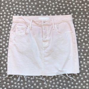 Pink Mother Denim Skirt